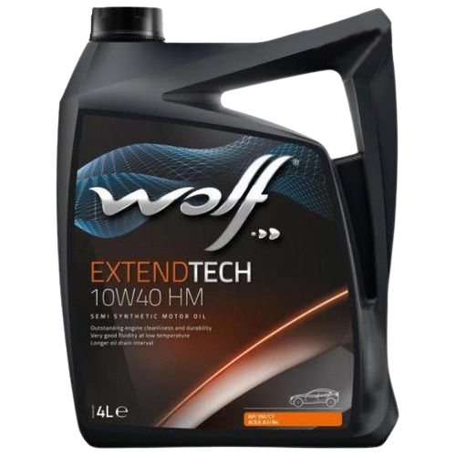 Моторное масло Wolf ExtendTech 10W-40 HM, 4л 